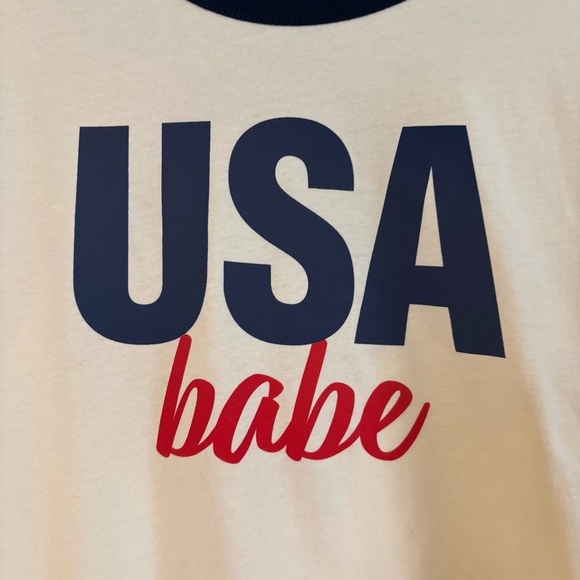 Kittenish Cream “USA Babe” Tee - Picture 3 of 7
